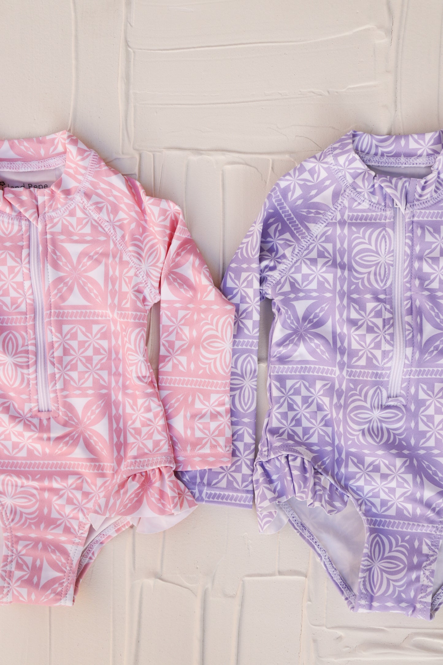 Maillot 1 Pièce manches longues - Rose