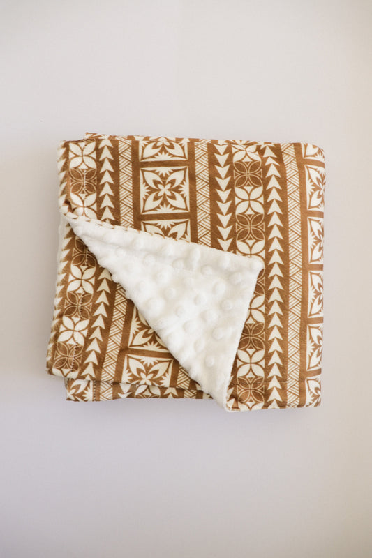 Couverture Minky - Caramel