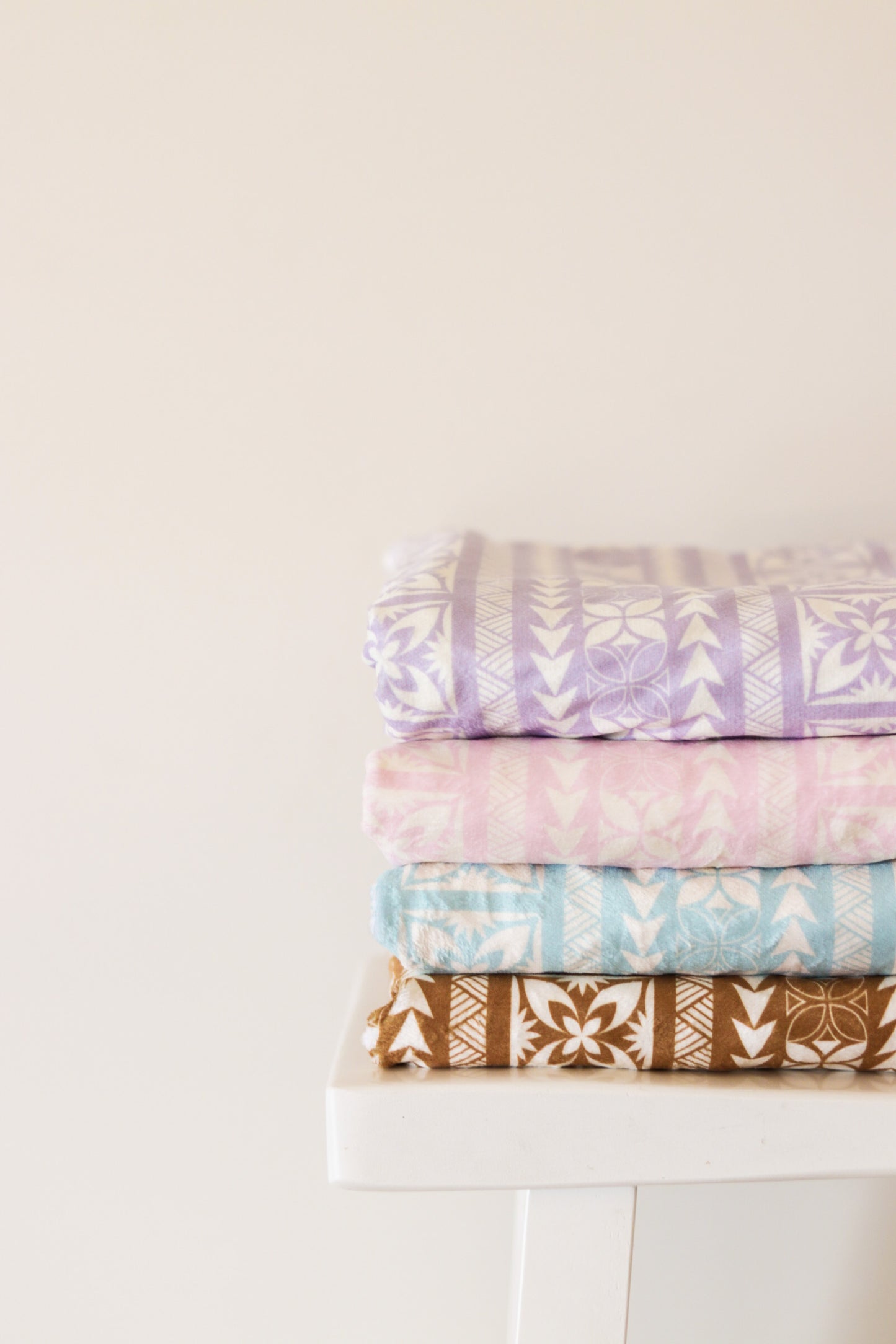 Couverture Minky - Mauve