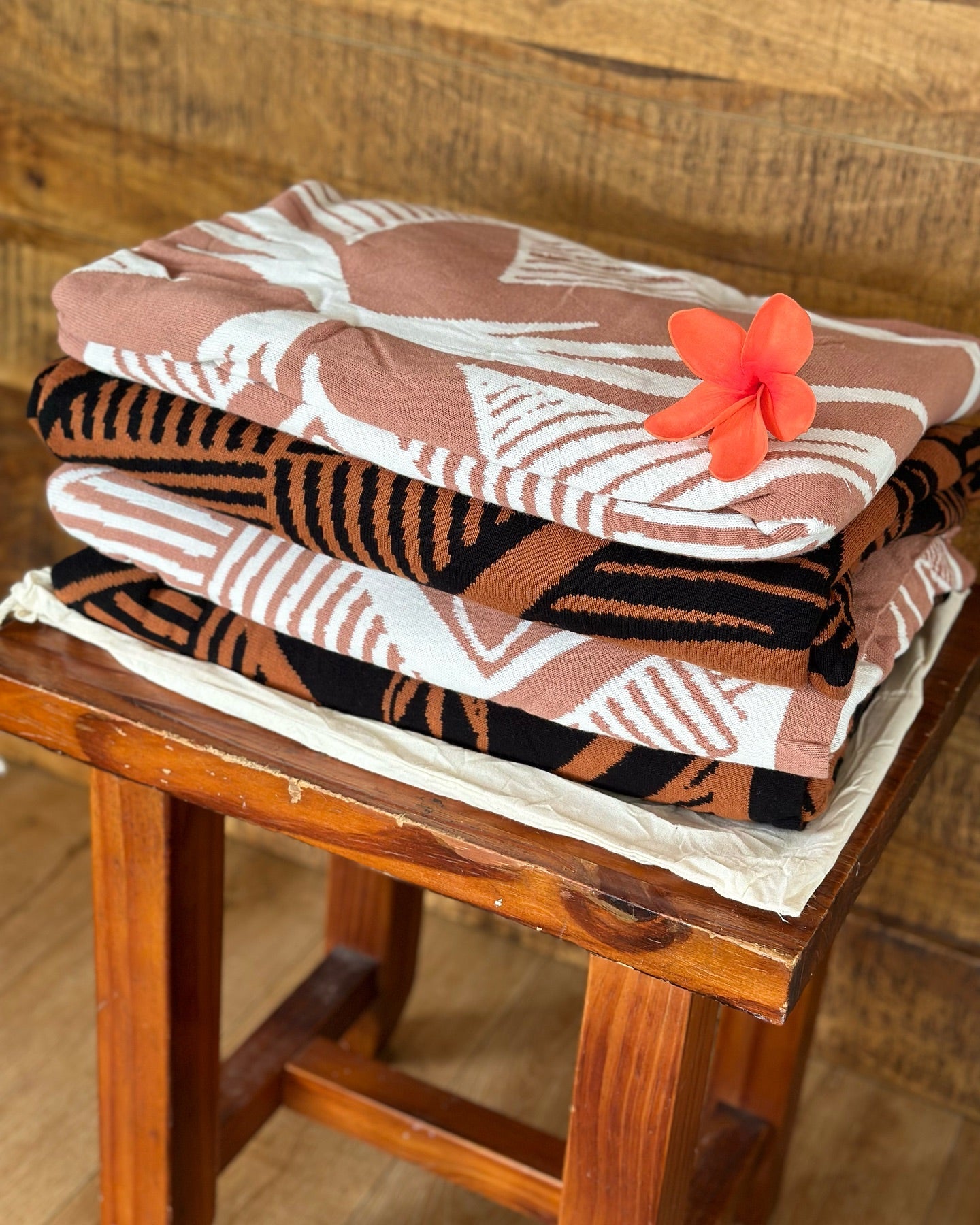 Couvertures tricotées