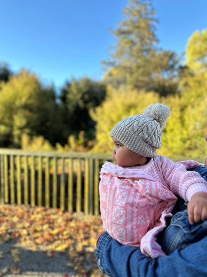 Couverture Minky - Rose