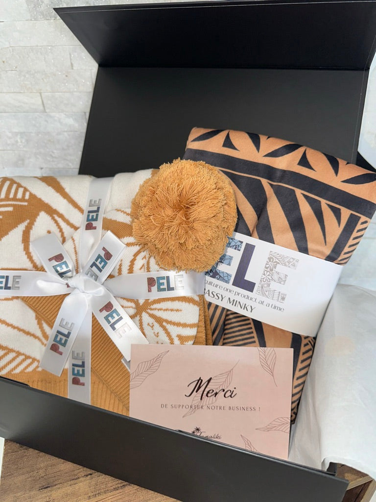 Boîte cadeau Tamaliki Noire aimantée