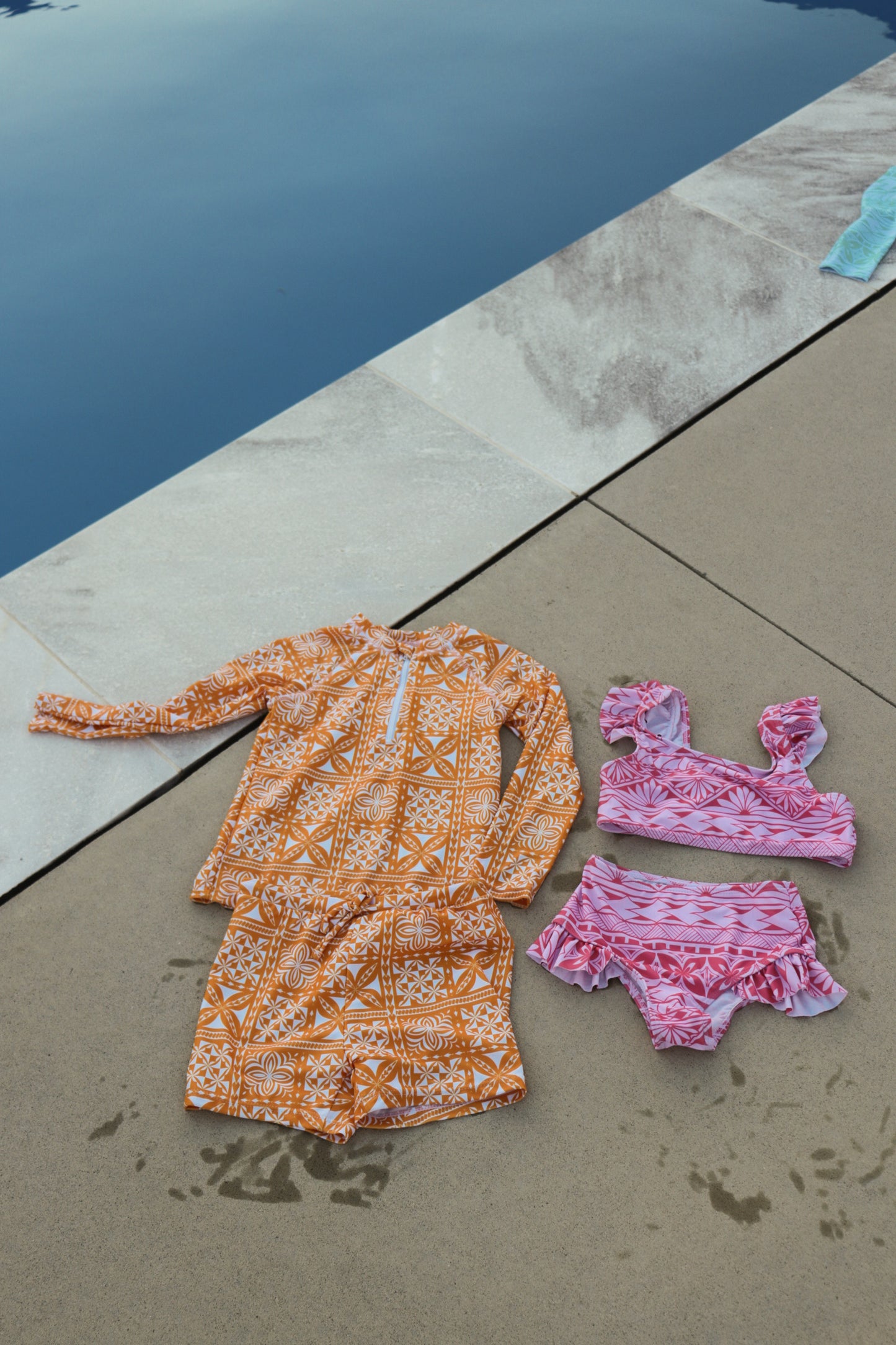 Maillot 2 Pièces manches courtes - Rose fuchsia