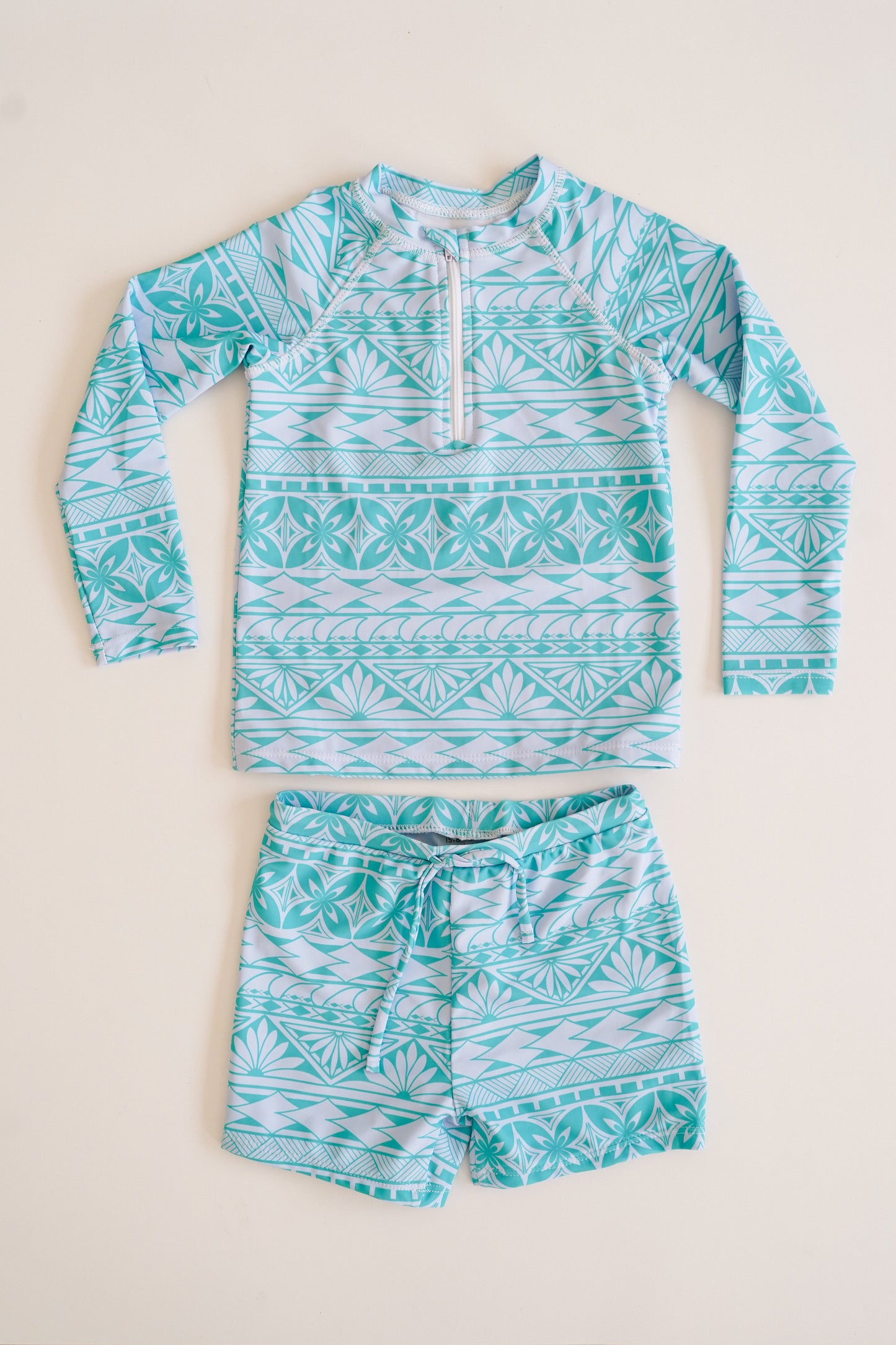 Maillot 2 Pièces manches longues - Bleu