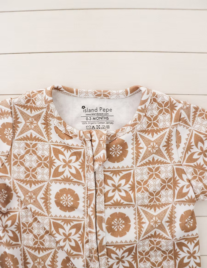 Body manches courtes - Marron