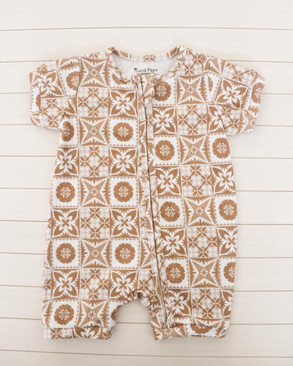 Body manches courtes - Marron