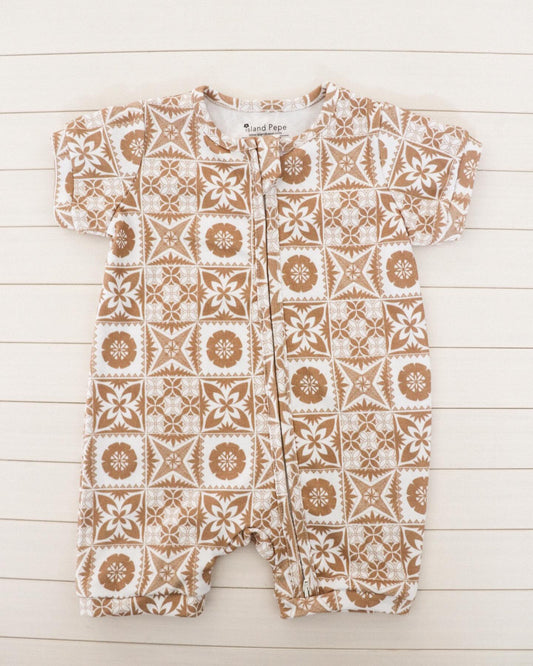 Body manches courtes - Marron