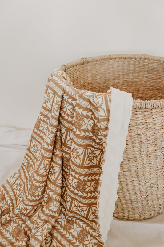 Couverture Minky - Caramel