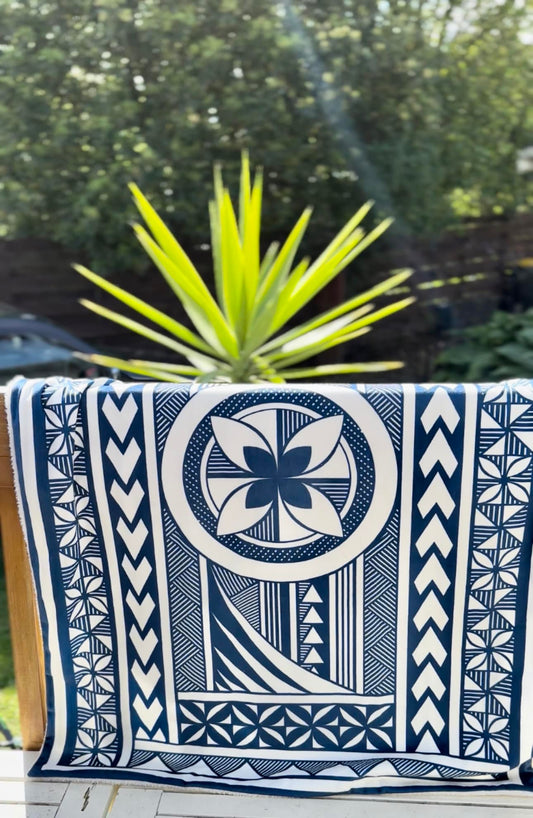 Couverture Minky - Ayva-Blue