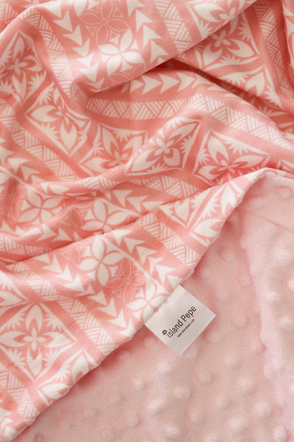 Couverture Minky - Rose