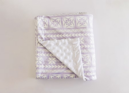 Couverture Minky - Mauve