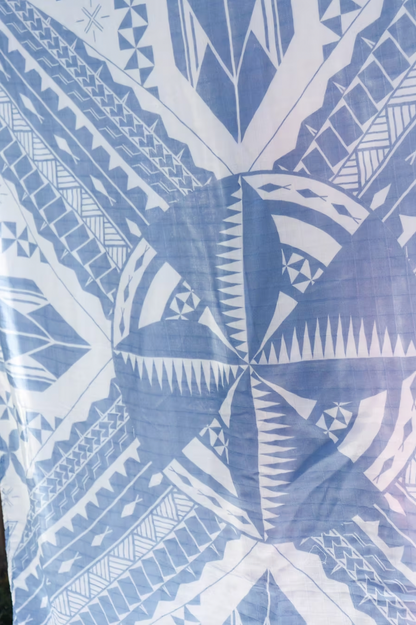 Lange en mousseline - Folau Moana (Samoa) Bleu