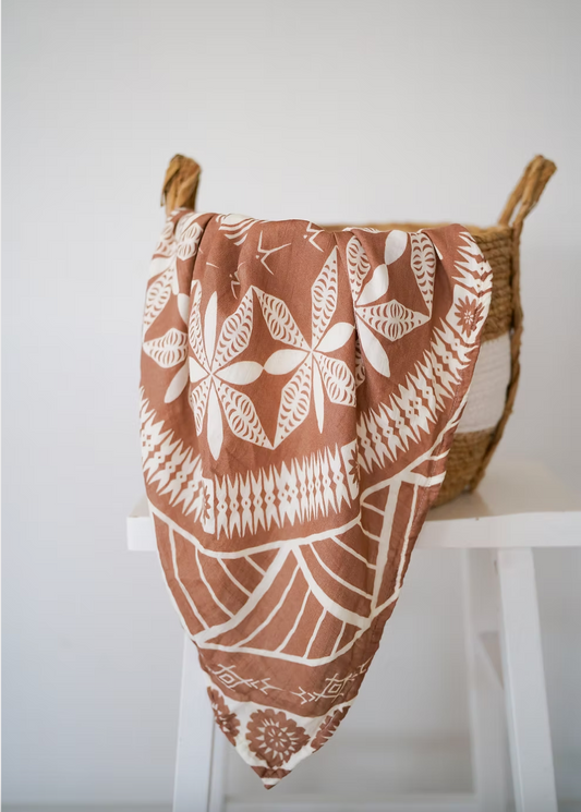 Lange en mousseline -  Moka