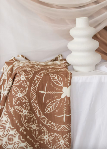 Lange en mousseline -  Moka