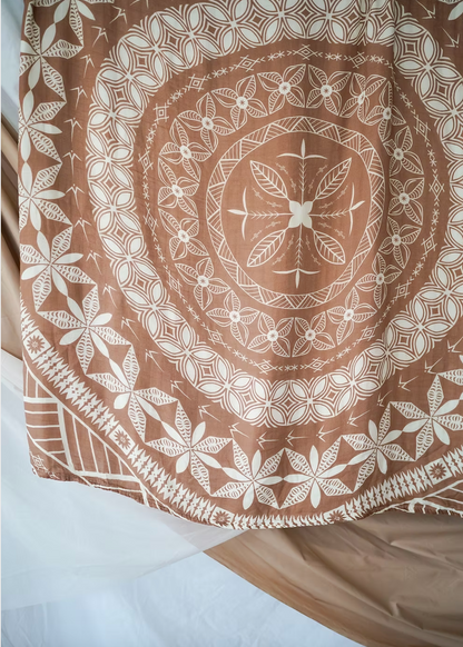 Lange en mousseline -  Moka