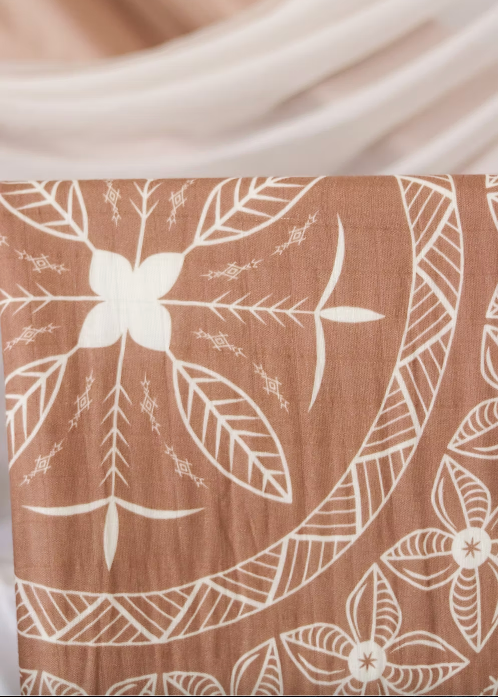 Lange en mousseline -  Moka