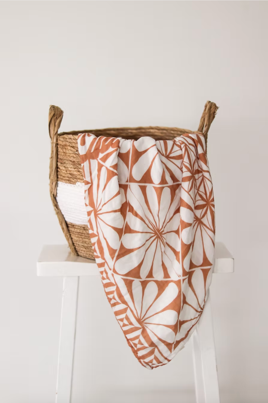 Lange en mousseline -  Mafana Tonga Marron