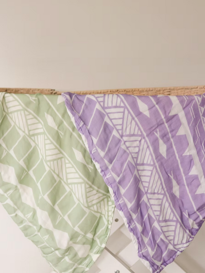 Lange en mousseline - Tautua (Samoa) Mauve