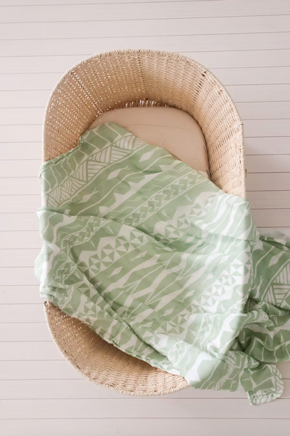 Lange en mousseline - Tautua (Samoa) Olive