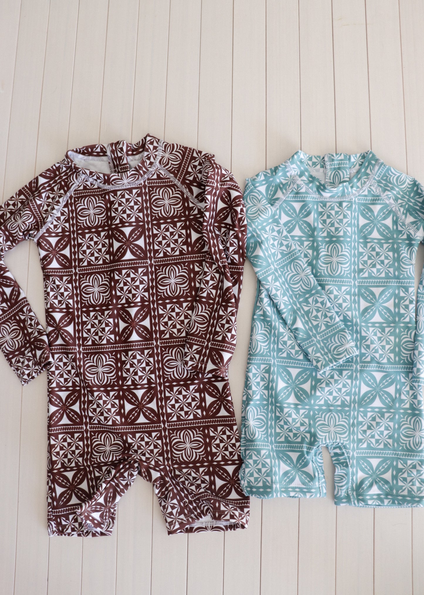 Maillot 1 Pièce manches longues - Marron