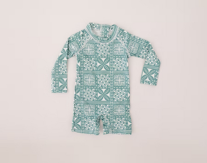 Maillot 1 Pièce manches longues - Vert