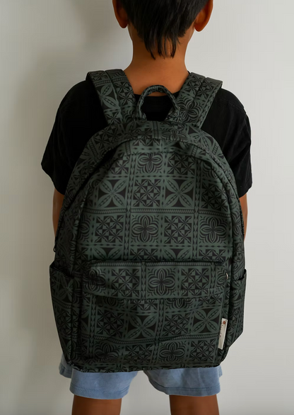 Sac à dos scolaire - Vert foncé